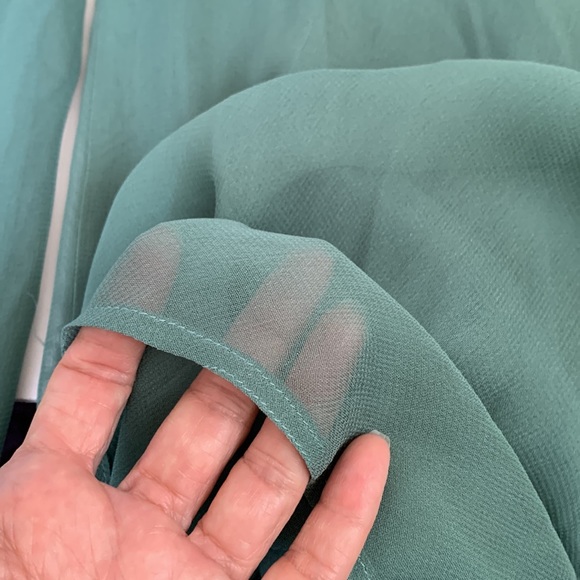 Amazing Vintage Elephant Bell Bottom Green Pants Size Small - Picture 13 of 16